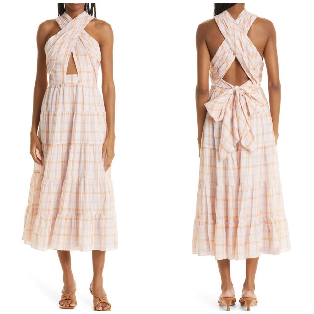 Ulla Johnson Women's Noelle Halter Dress Pale lilac